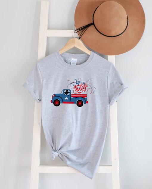 4th of July Truck tshirt