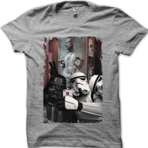Star Wars StormTrooper Darth Vader Selfie tshirt