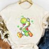 Yoshi Watercolor Splatter Portrait Shirt