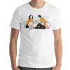 Couple Playing a Board Game Unisex T-Shirt