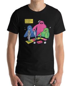 Meeples Playing a Board Game with Human Pawns - Human Placement Game Funny Unisex T-Shirt