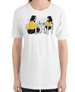 Mother and Daughter Playing Board Game Unisex T-Shirt