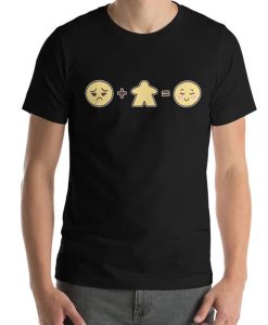 Sad Face + Meeple = Happy Face Unisex T-Shirt