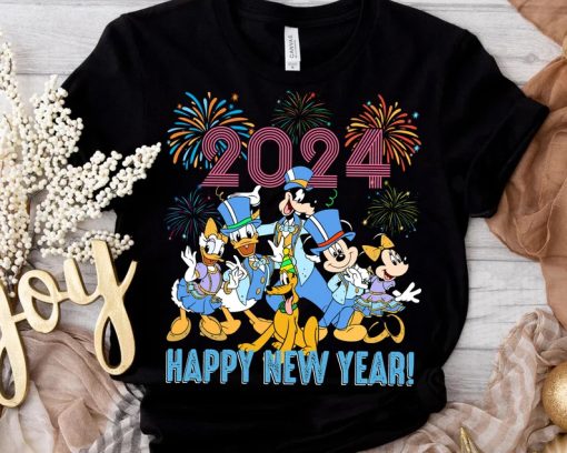 Mickey & Friends Happy New Year 2024 Shirt