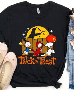 Trio Duck Halloween Pumpkin T-shirt