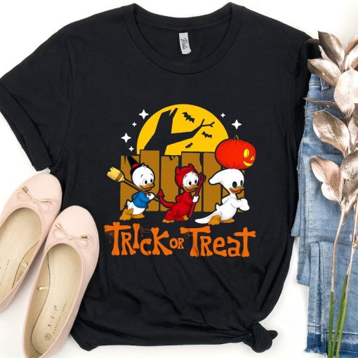 Trio Duck Halloween Pumpkin T-shirt