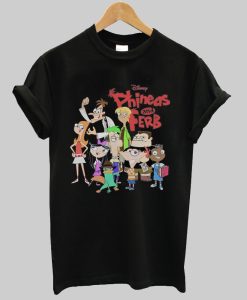 Phineas And Ferb Funny Cartoon T-shirt