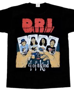 d.r.i. four of a kind tshirt