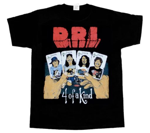 d.r.i. four of a kind tshirt