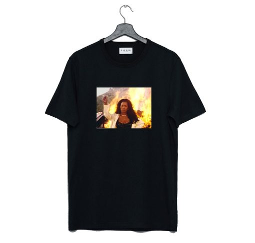 Angela Bassett Waiting To Exhale Leaving Fire T-Shirt