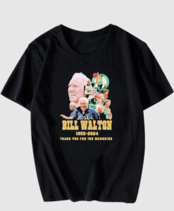 Funny Boston celtics bill walton 1952-2024 thank you For The Memory T Shirt SD