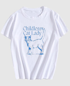 Cat Childless Cat Lady T Shirt